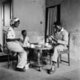 Roy Ankrah having breakfast with his family in  Accra, Ghana 1952.